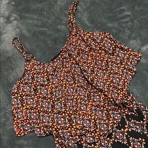 Cute multicolored sleeveless dress